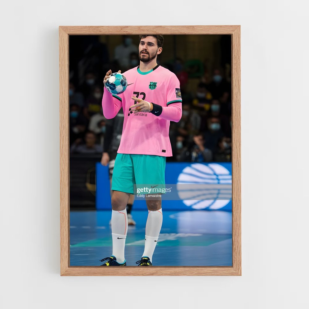 Poster Ludovic fabregas – affiche Handball (vue 4)